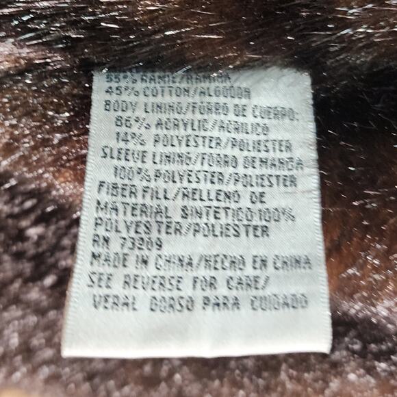 Vintage Marvin Richards Faux Fur Lined Jacket w/ Retro KC Chiefs Back Lettering - Picture 9 of 12